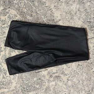 Faux leather leggings